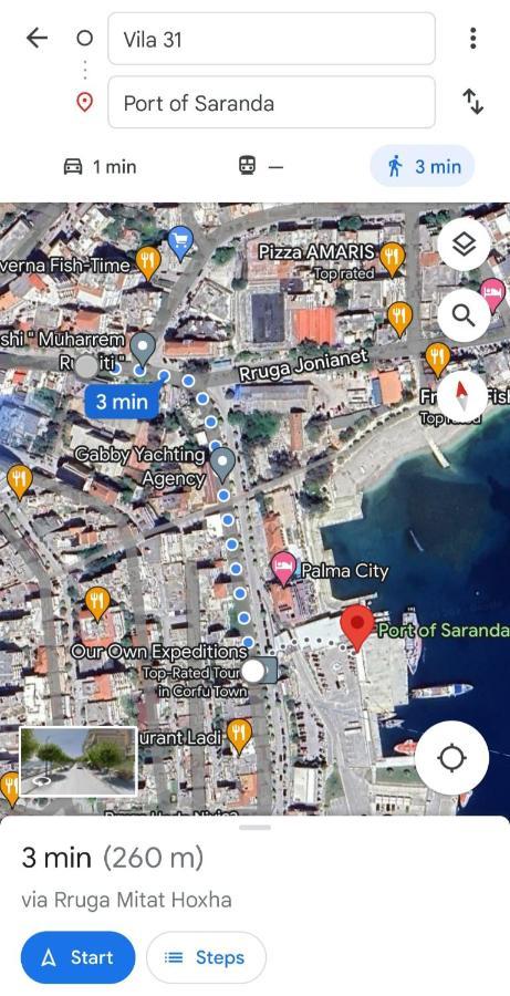 Vila 31 Sarandë Exteriér fotografie